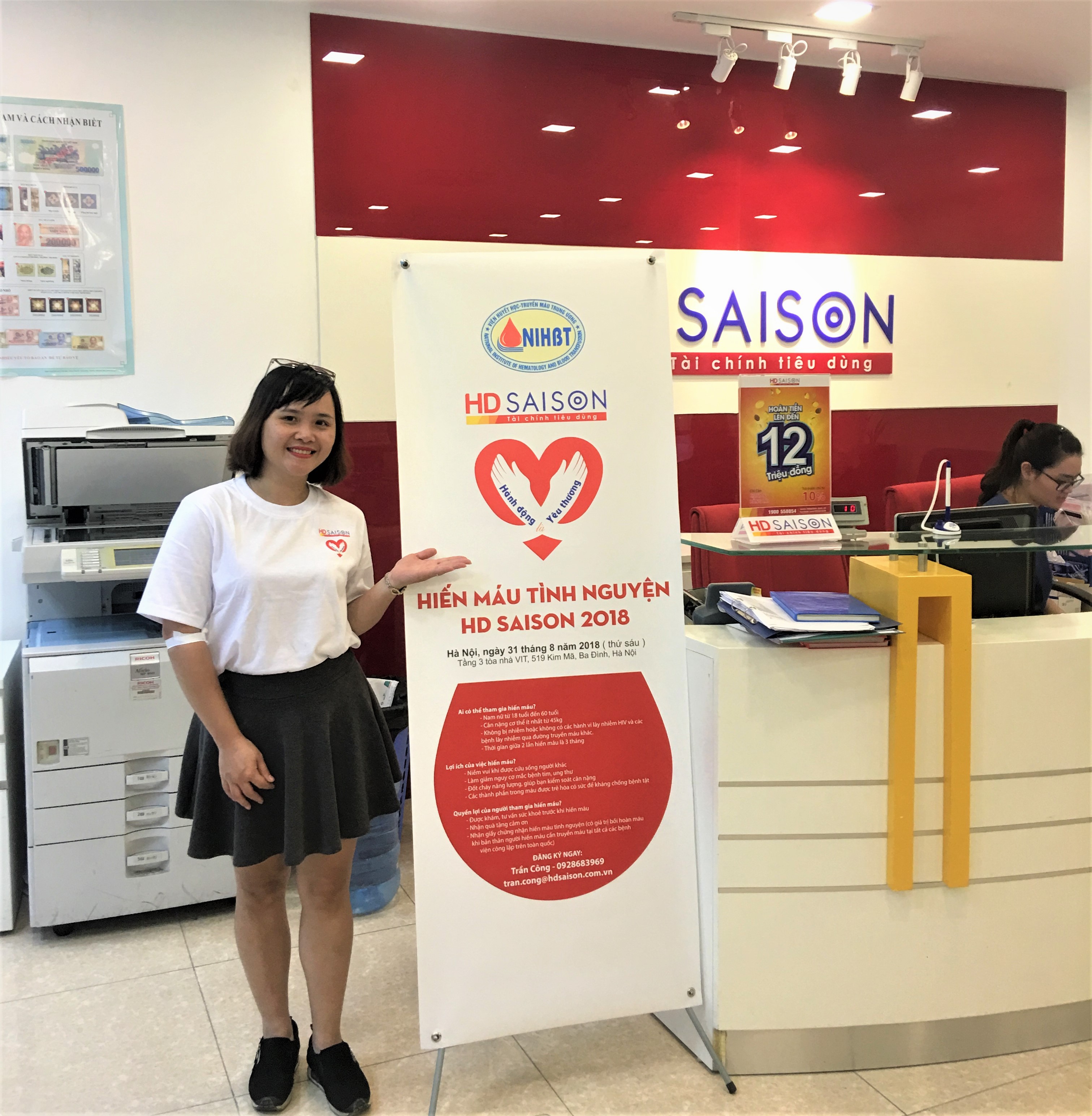 Ngày hội Hiến máu tình nguyện HD SAISON tại Hà Nội